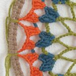 Grand Attrape-rêves « Mandala 1 » au Crochet diam 25 cm détails